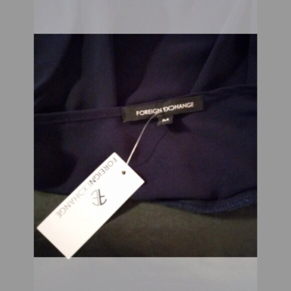 Women's Sheer Foreign Exchange Blouse - Picture 4 of 6